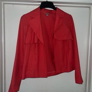 beautiful red blazer worn one time can not fit